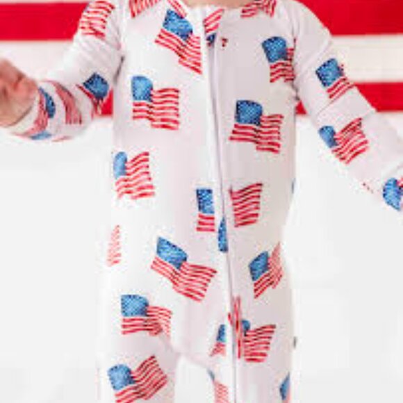 Bums & Roses Stars and Stripes Convertible Romper - Picture 4 of 4